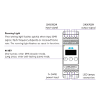 CONTRÔLEUR LED DMX DIGITAL RAIL DIN 1X12A