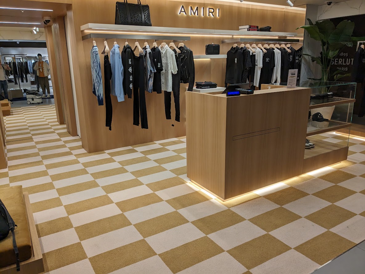 Boutique AMIRI aux Galeries LAFAYETTE