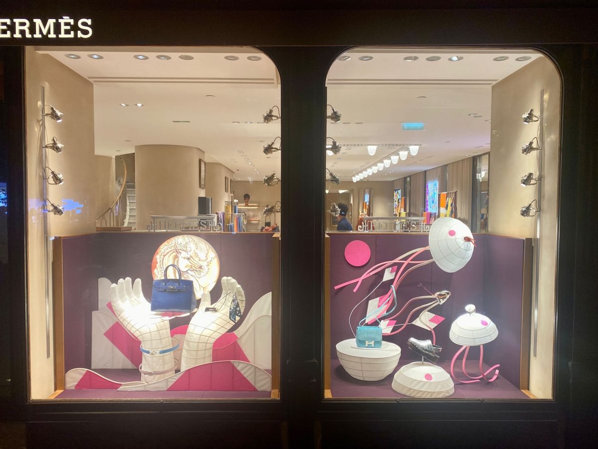 Vitrines HERMÈS septembre 2023