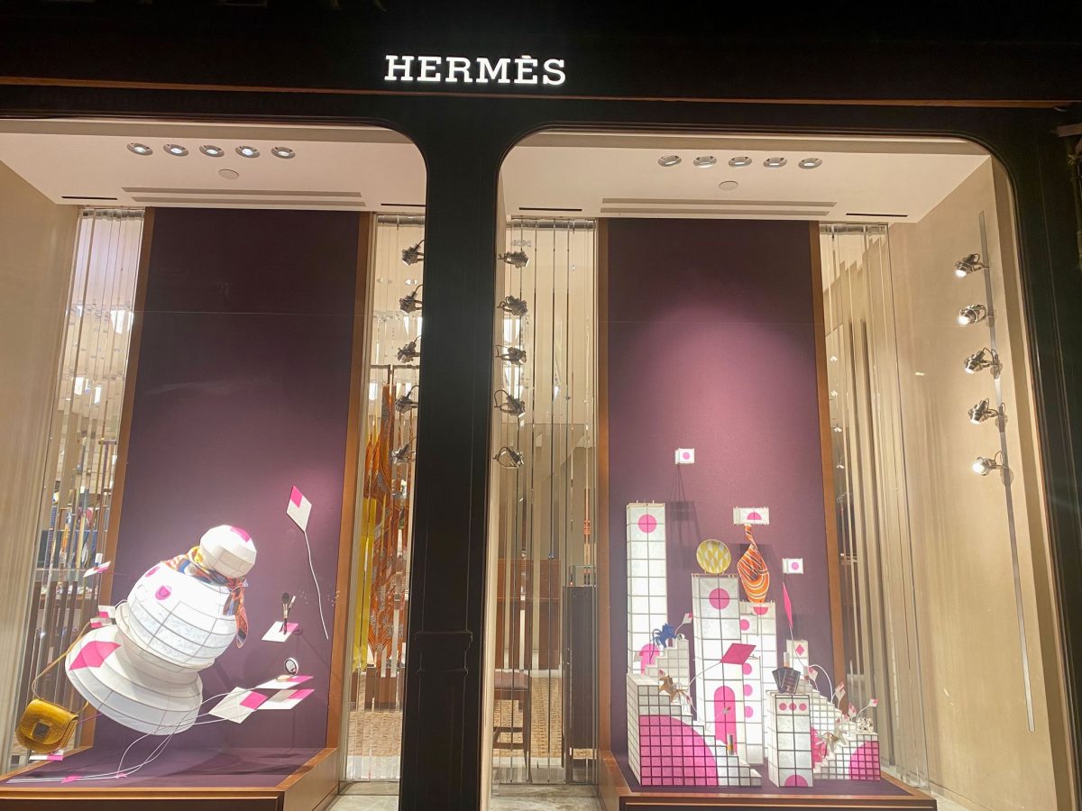 Vitrines HERMÈS septembre 2023